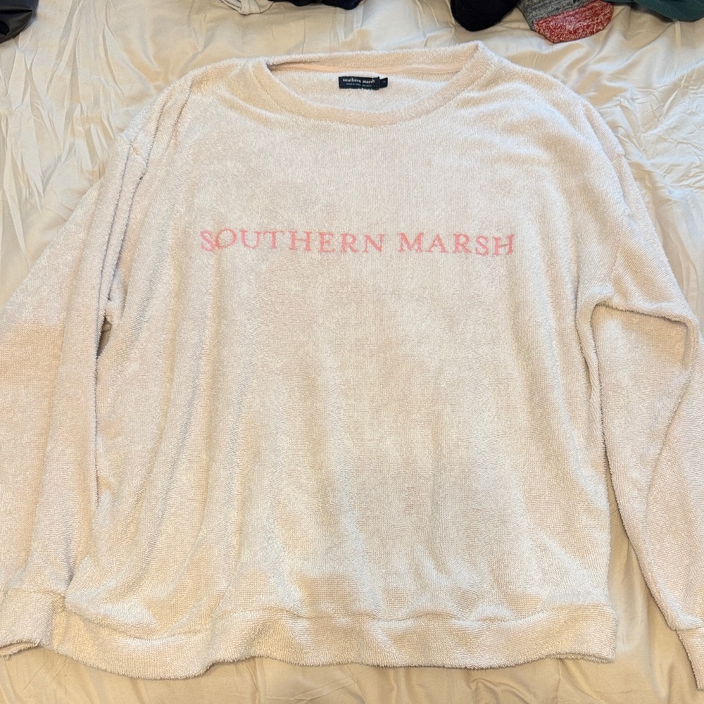 Southern Marsh Light pink Pullover with Pink Logo